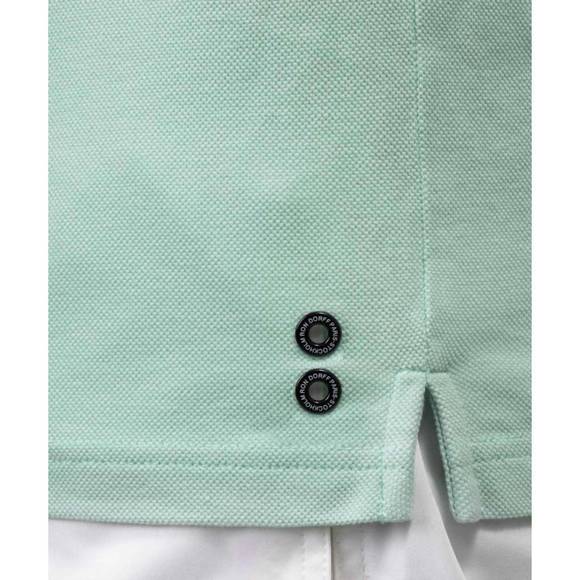 NEW RON DORFF cotton piqué polo in pistachio green - Picture 4 of 4